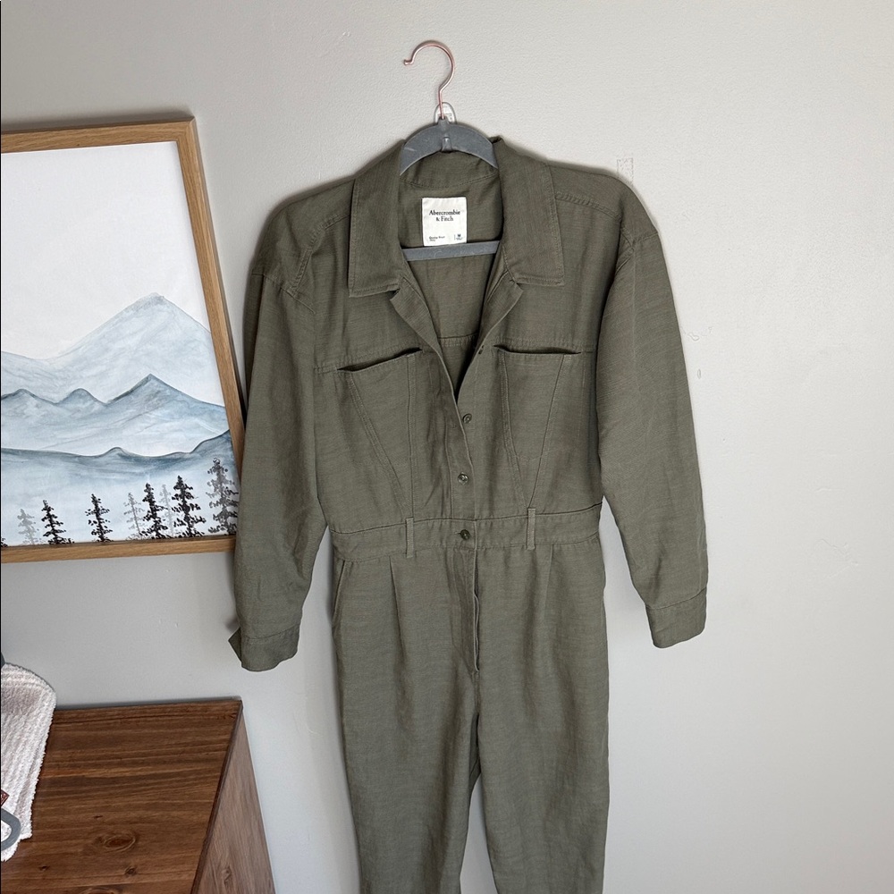 A&F Olive Green Jumpsuit